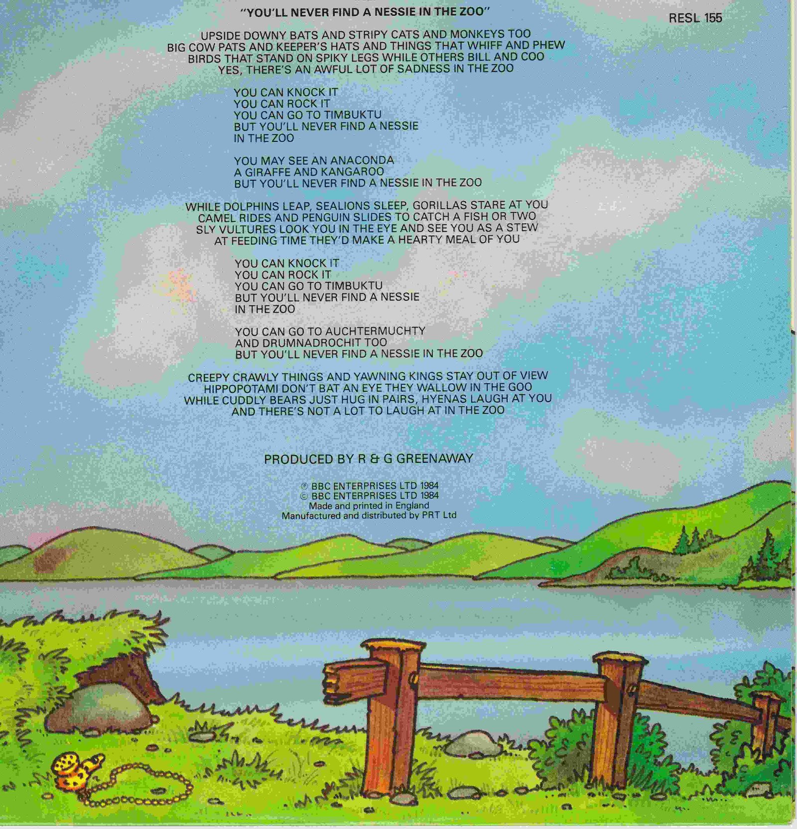 Back cover of RESL 155